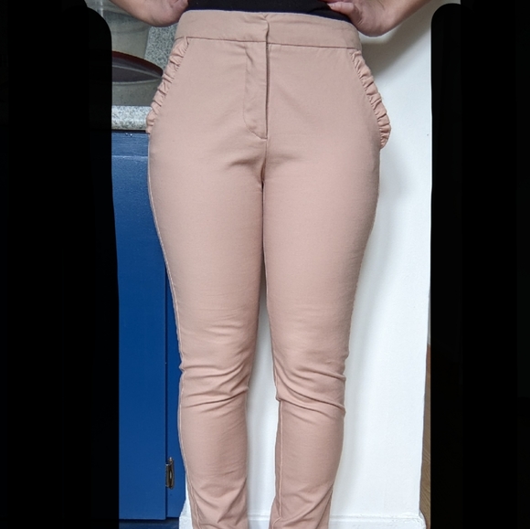 Zara Ruffle Pocket trousers Size XS - Picture 5 of 5